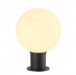 GLOO PURE 27 садовый светильник IP44 для лампы E27 20Вт макс., антрацит/ стекло белое - Световые Проекты