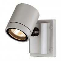 NEW MYRA WALL светильник накладной IP55 для лампы GU10 50Вт макс., серебристый - Световые Проекты