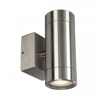 ASTINA STEEL GU10 светильник настенный IP44 для 2х ламп GU10 по 35Вт макс., сталь - Световые Проекты