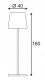 ADEGAN светильник напольный IP54 для лампы E27 24Вт макс., белый - Световые Проекты