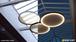 Круглый подвесной светодиодный светильник AGI TABLET ZENITH - Световые Проекты
