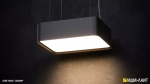 Круглый подвесной светодиодный светильник DORE HIGHT - Световые Проекты
