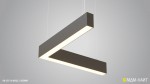 Подвесной линейный светильник INI LED 100 Angle - Световые Проекты