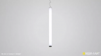 Потолочный накладной светодиодный светильник TRU-BA Vertical - Световые Проекты