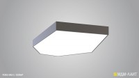 Накладной потолочный светодиодный светильник PENDO MAX O - Световые Проекты