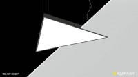 Светодиодный светильник врезной треугольной формы TRES PM - Световые Проекты