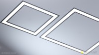 Встраиваемый светодиодный квадратный светильник INI LED VINNER 50 - Световые Проекты