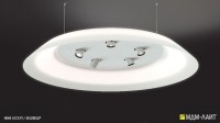 Дизайнерский светильник в форме нимба с акцентным свечением NIMB ACCENT - Световые Проекты