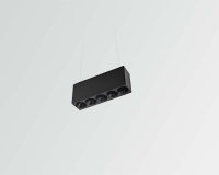 Подвесной акцентный линейный светильник с магнитным креплением FALDI DECO.P x5 - Световые Проекты