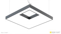 Подвесной квадратный светильник BEKA P - Световые Проекты