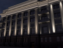 Подсветка фасада здания Законодательного собрания Челябинской области